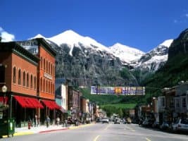 Colorado Ave, Telluride's Main Street