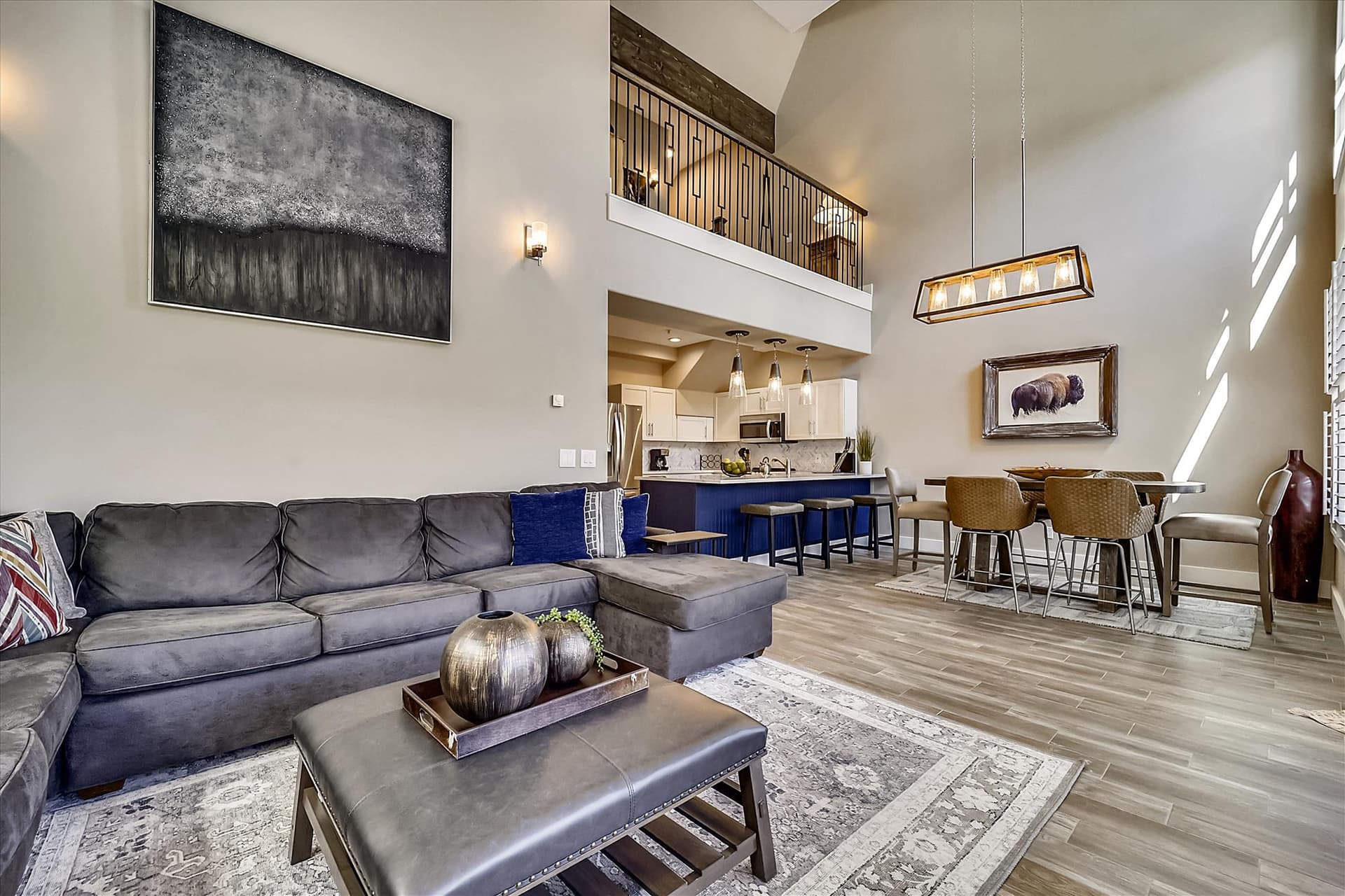 Living Room - Corral 306E - Breckenridge Vacation Rental
