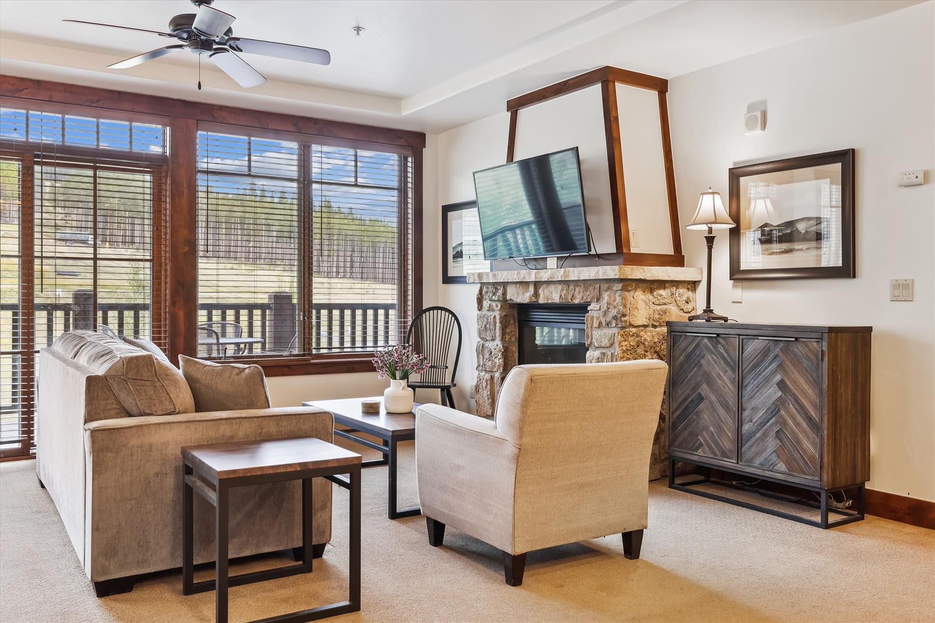 Living Room - Crystal Peak Lodge 7303 - Breckenridge Vacation Rental