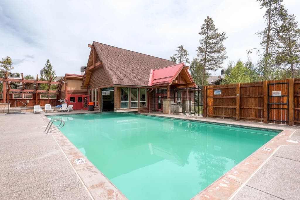Upper Village Pool - Mopey Moose Hideout - Breckenridge Vacation Rental