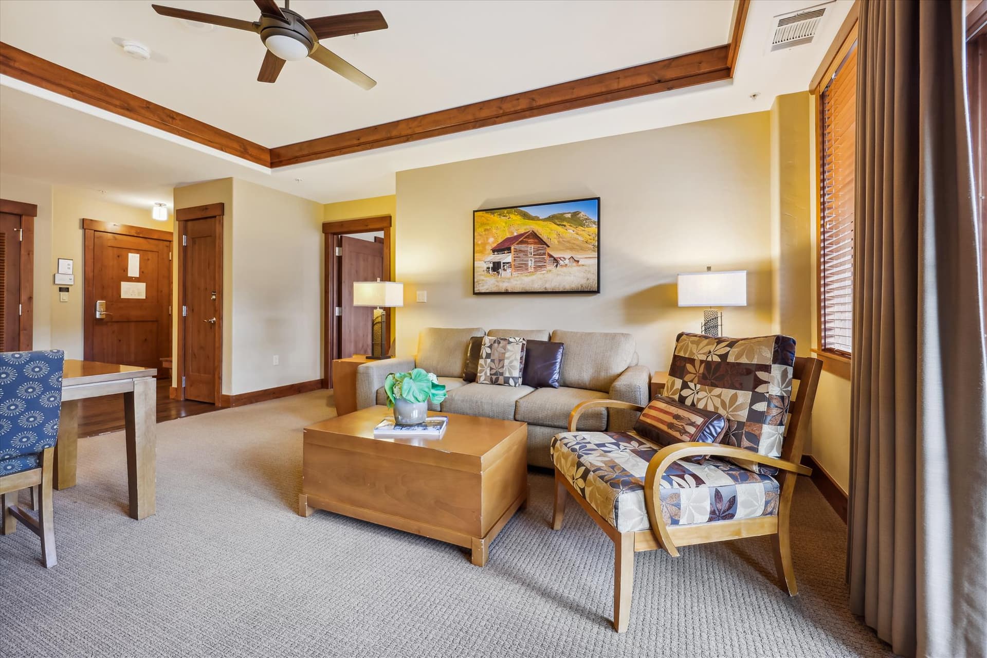 Living Room - One Ski Hill Place 8307 - Breckenridge Vacation Rental