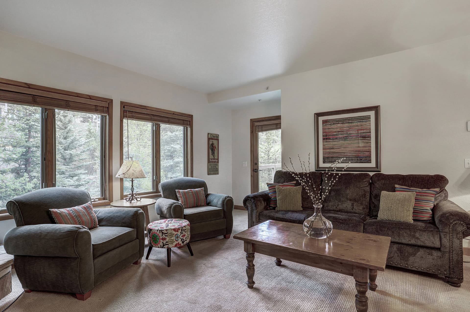 Living Room, Tyra Riverbend 213, Breckenridge Vacation Rental