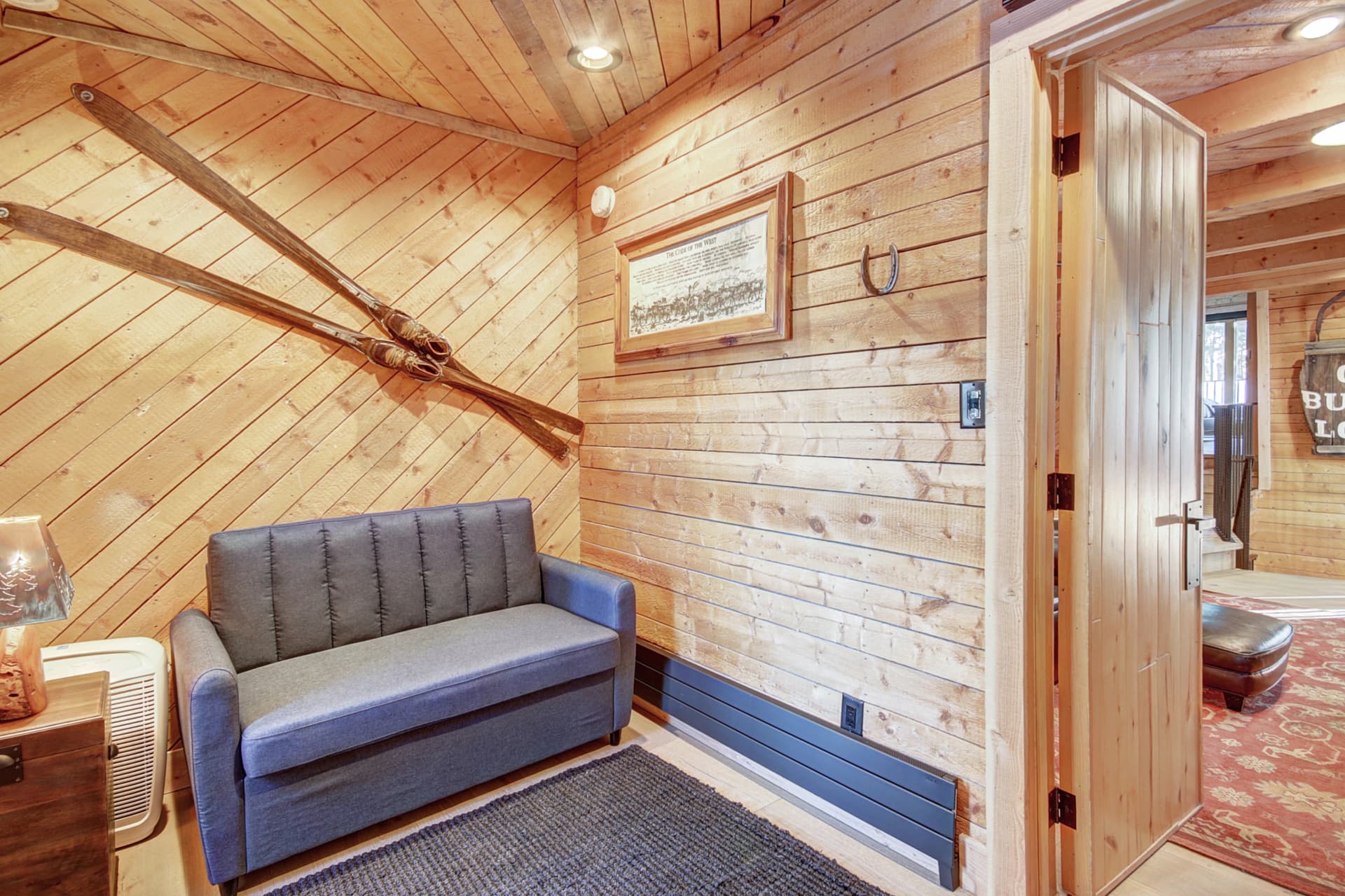 Additional view of upper level bunk room Twin size sleeper chair - Arrow Darrow Breckenridge Vacation Rental