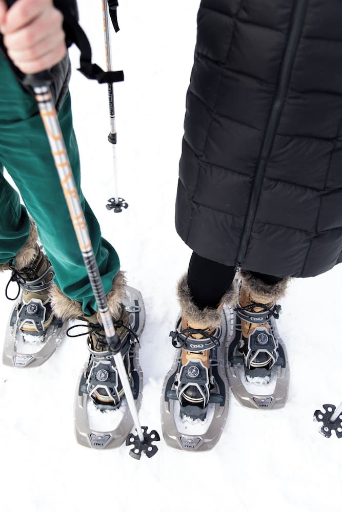 Snowshoeing