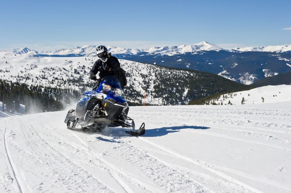 Snowmobiling