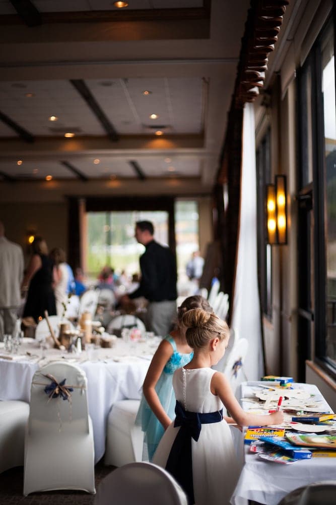 Indoor wedding