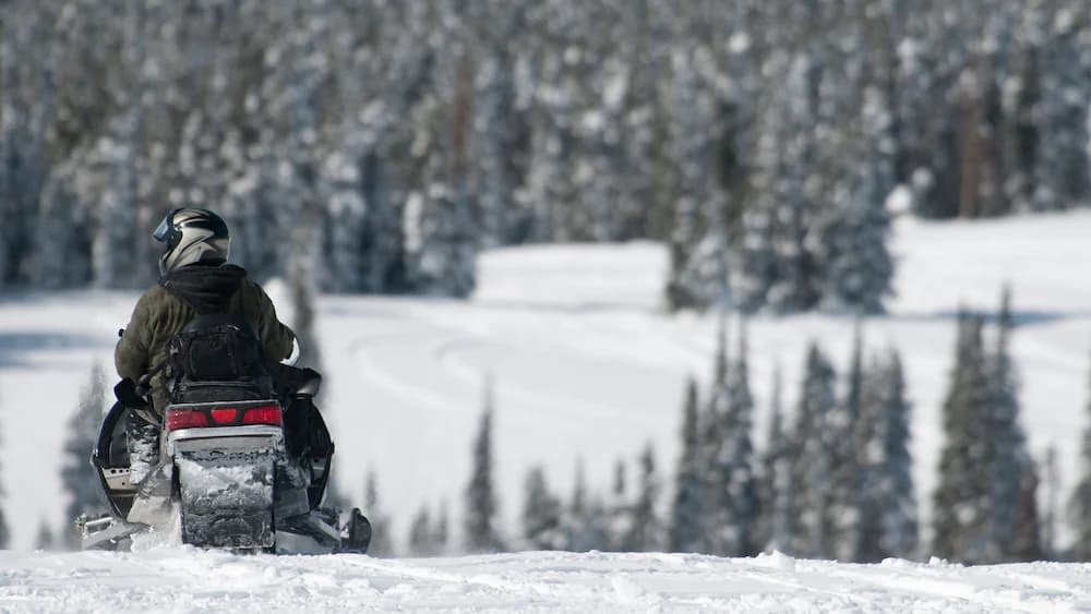 Snowmobiling