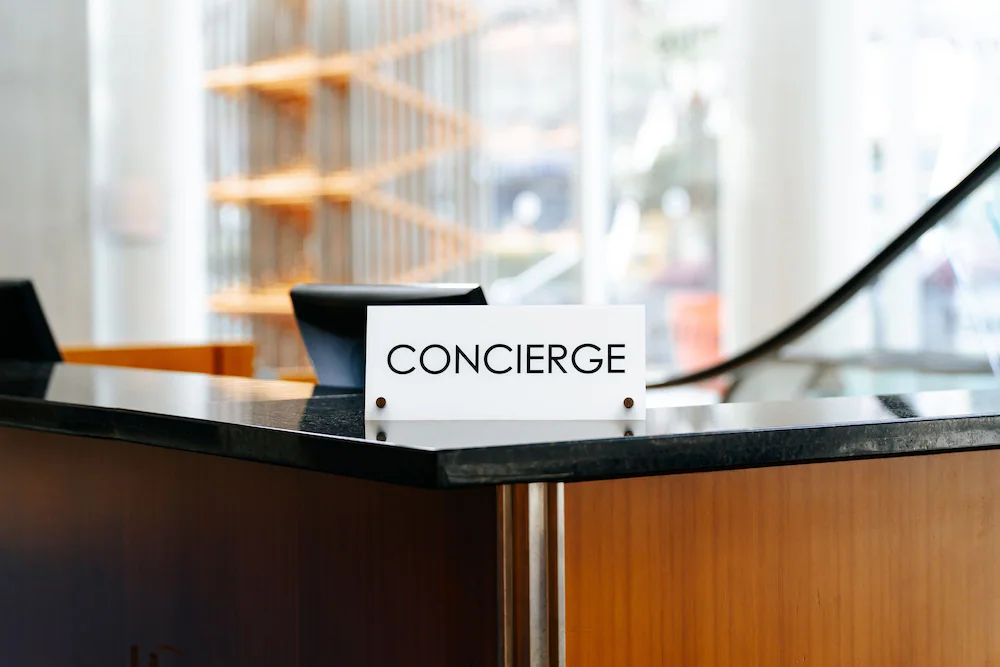 Concierge desk