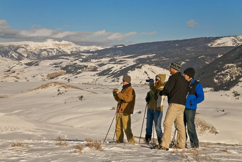 Snowshoeing