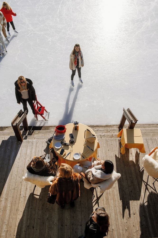 Ice skating