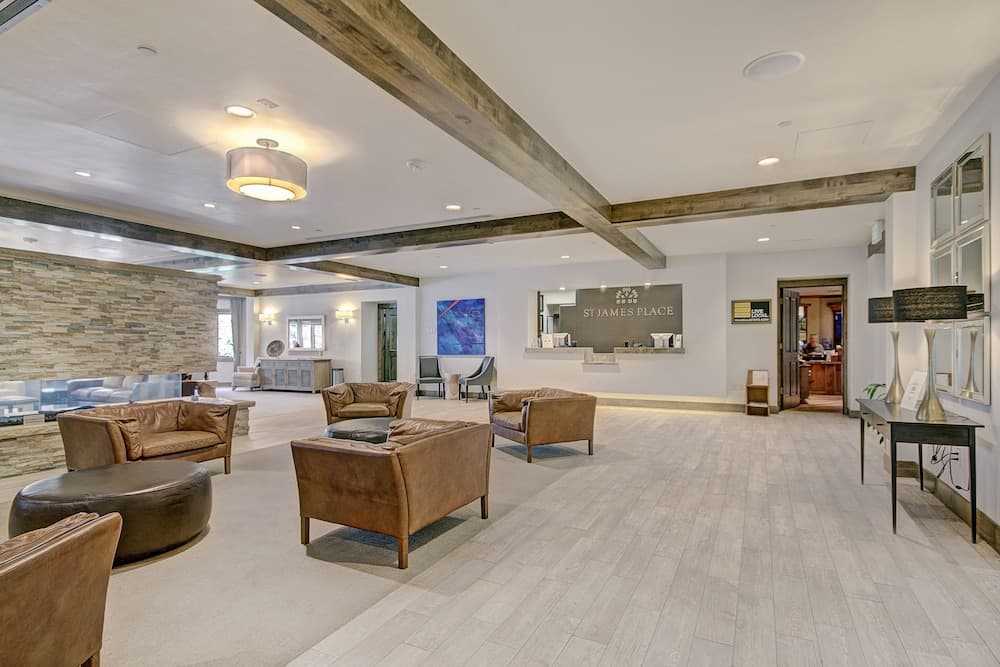 Lobby sitting area
