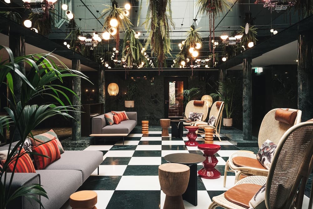 Lobby sitting area