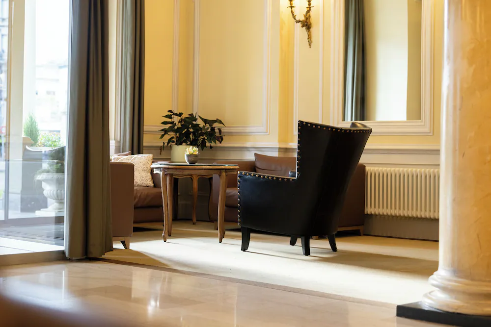 Lobby sitting area