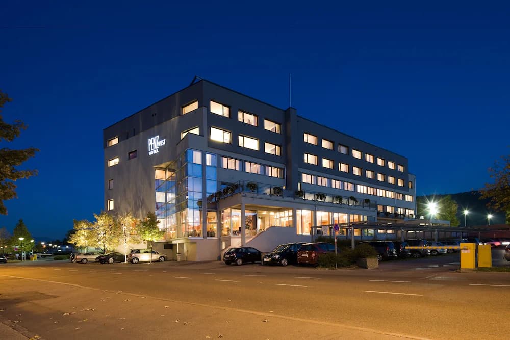 Front of property - evening/night