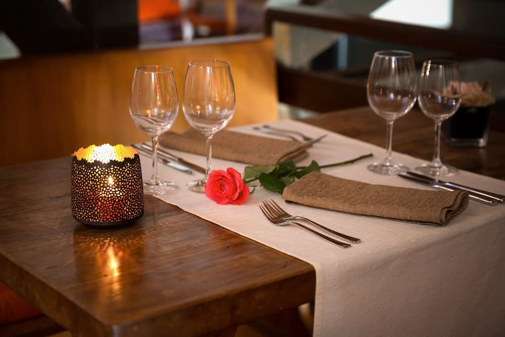 Couples dining