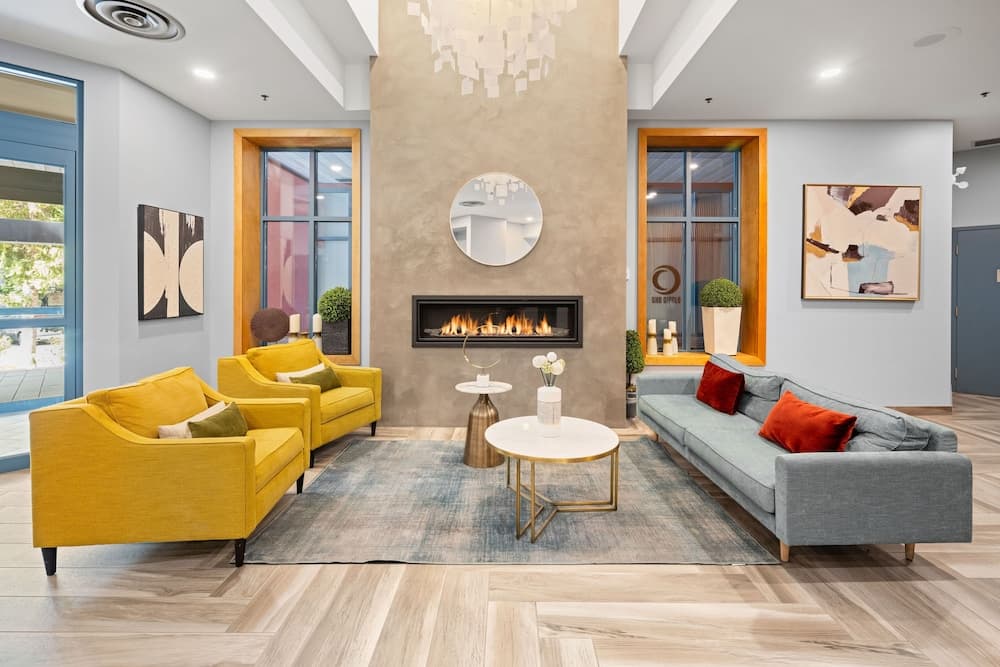 Lobby sitting area