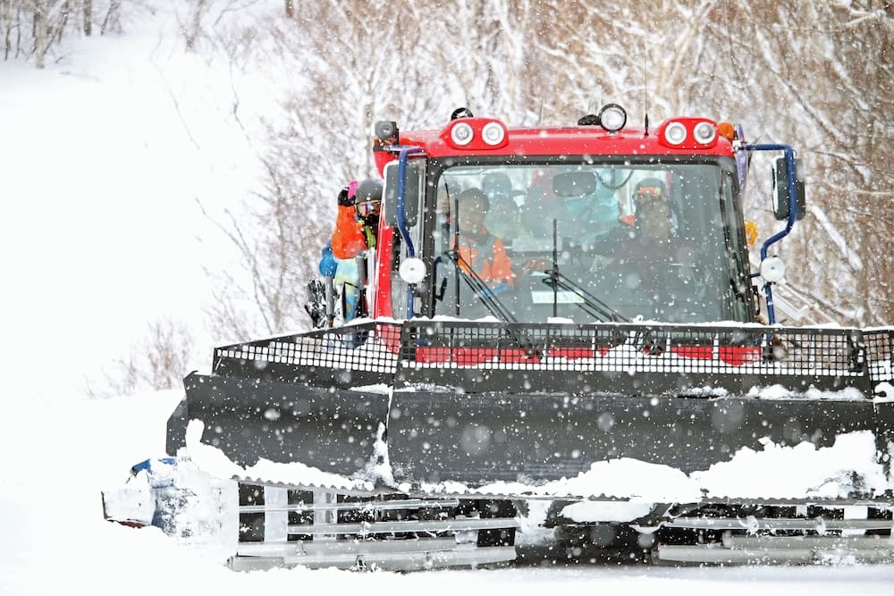 Snowmobiling