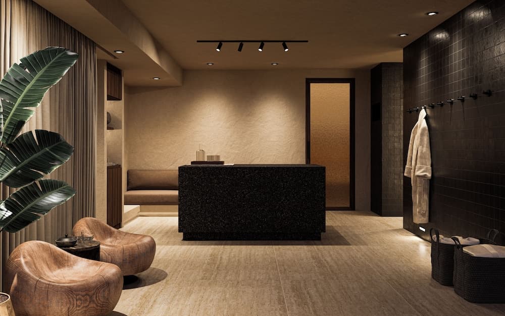 Spa reception