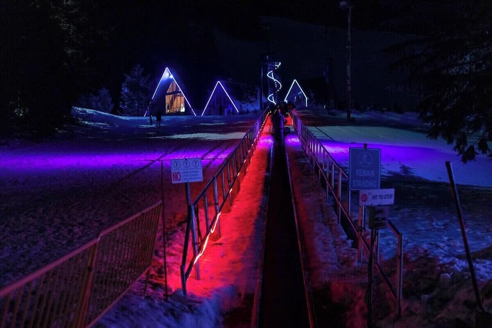 Snow tubing