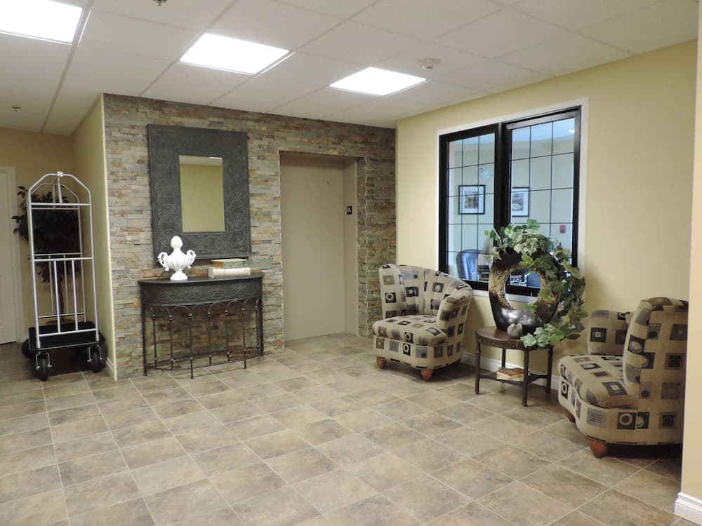 Lobby sitting area