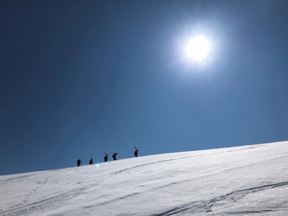 Snowshoeing