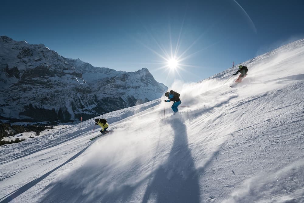 Skiing