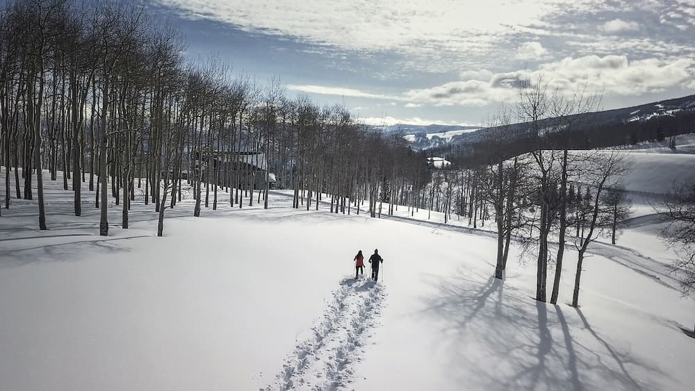Snowshoeing