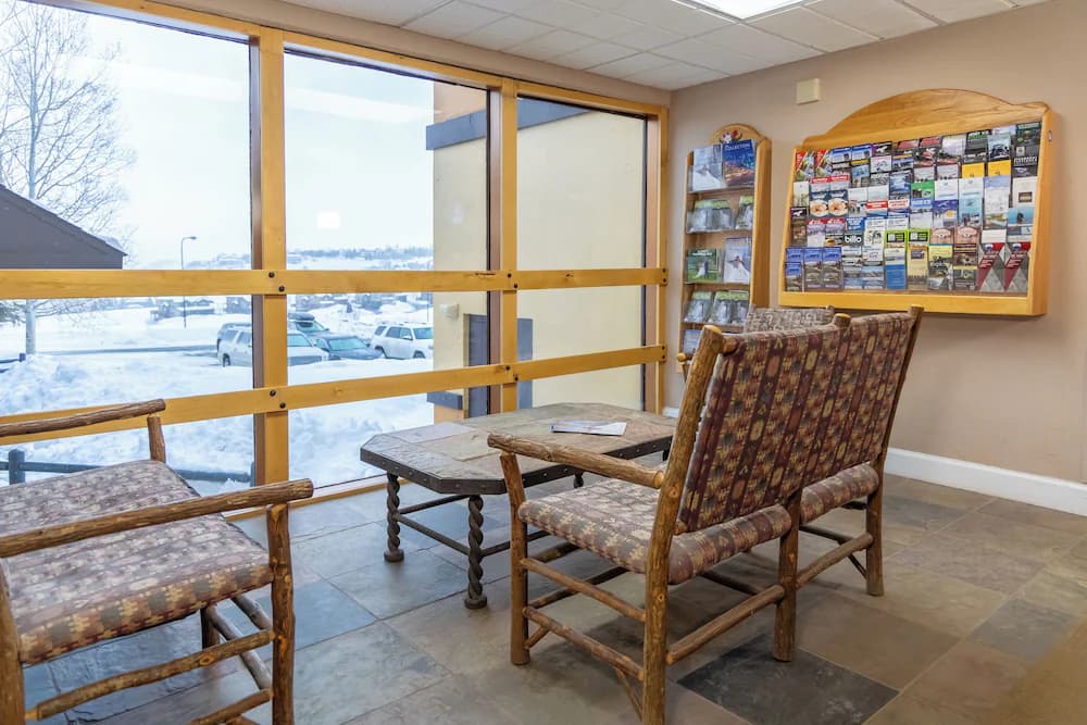 Lobby sitting area