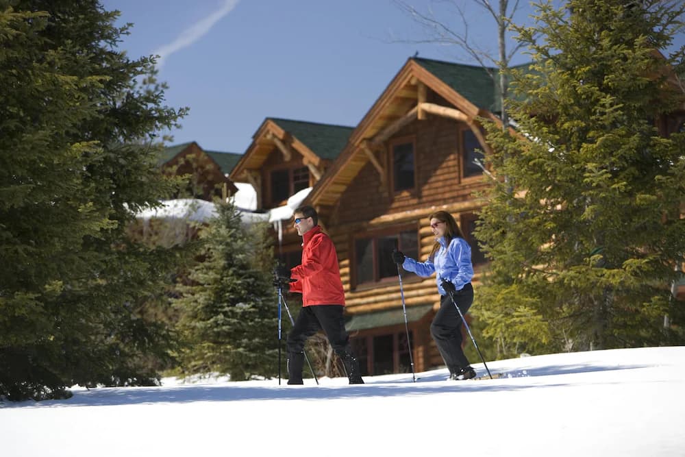 Snowshoeing