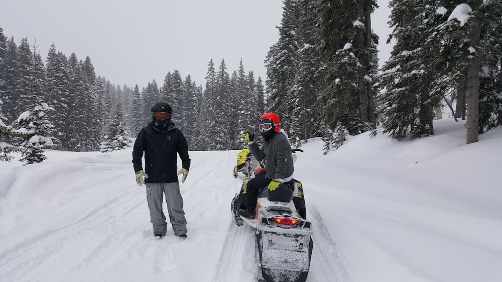 Snowshoeing