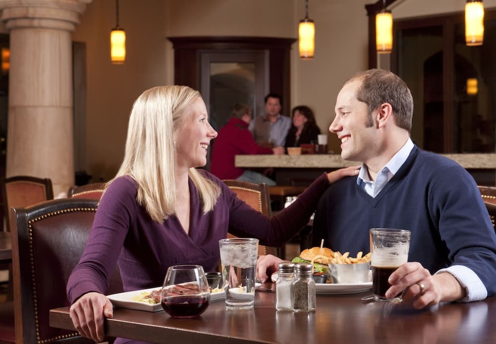 Couples dining