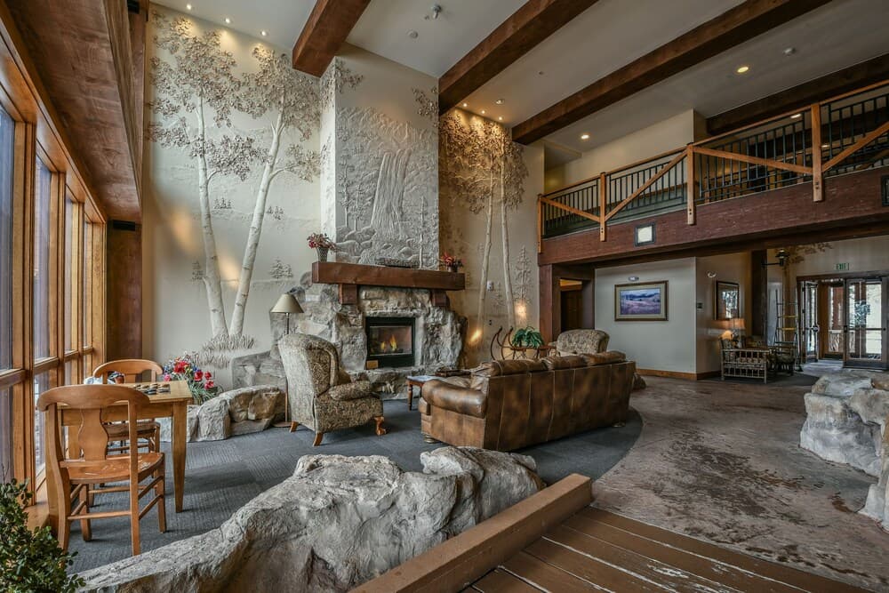 Lobby sitting area