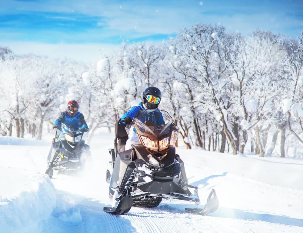 Snowmobiling