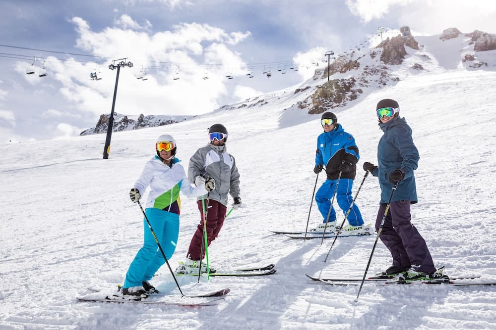 Skiing