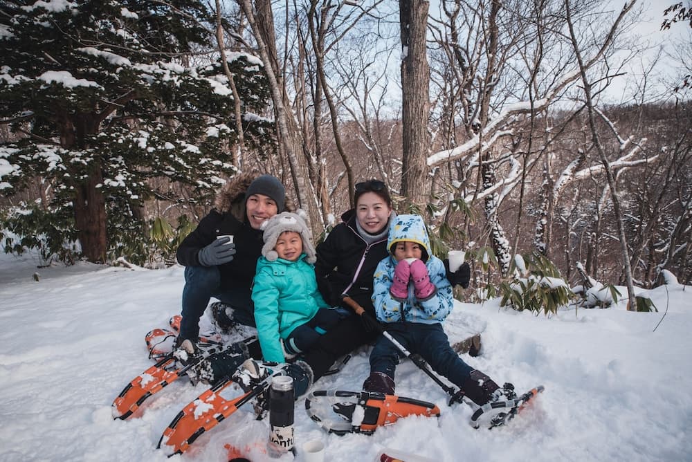 Snowshoeing