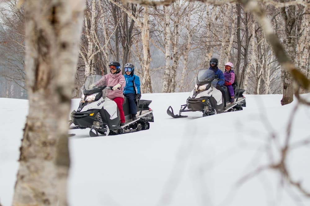 Snowmobiling