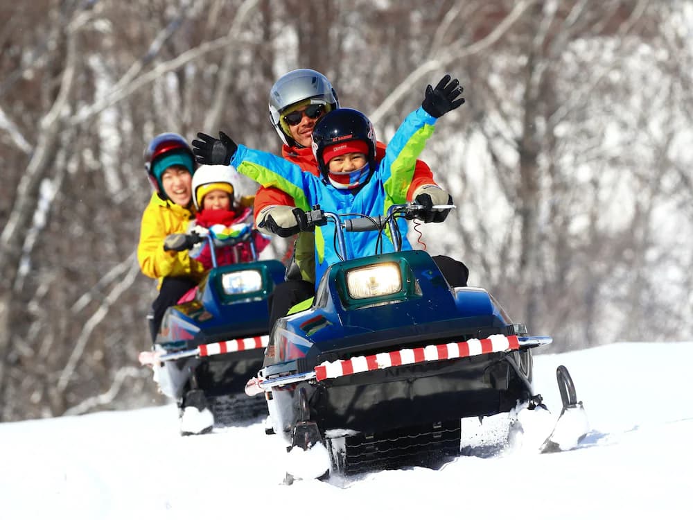 Snowmobiling