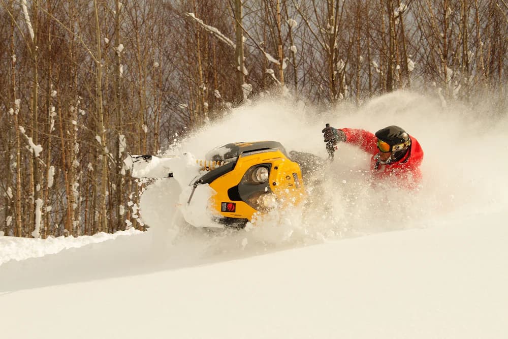 Snowmobiling