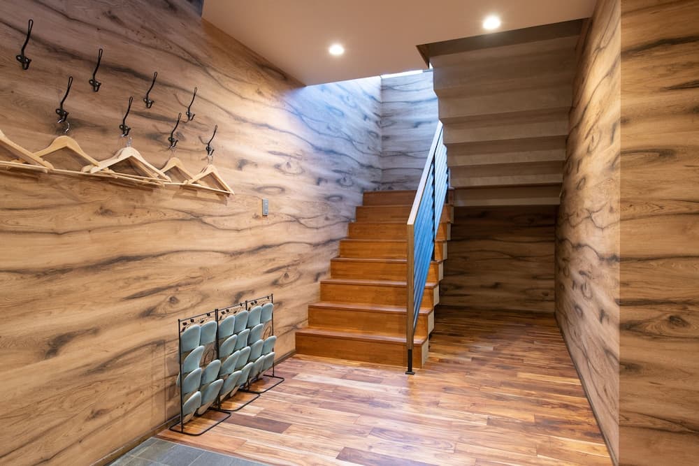 Interior entrance