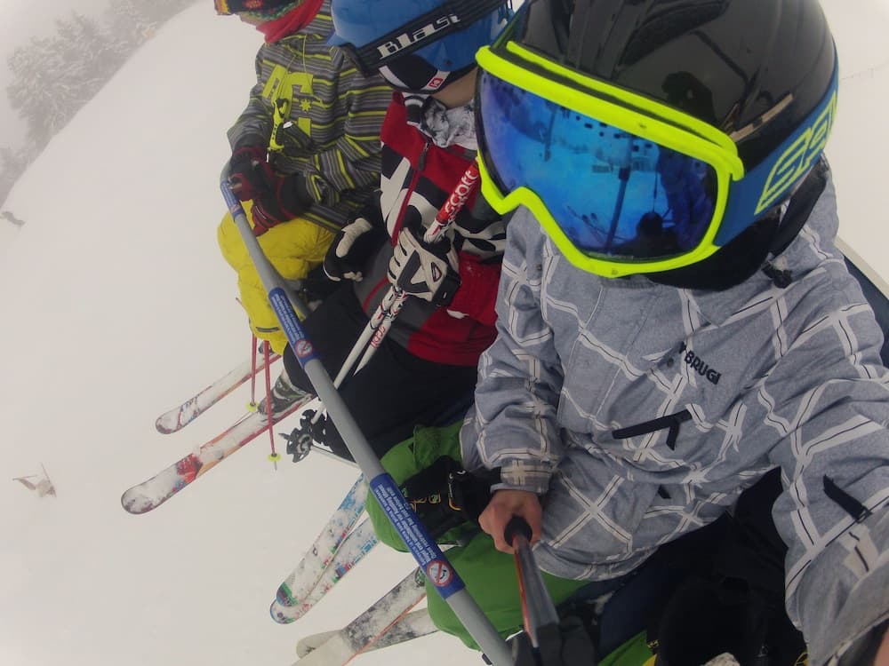 Skiing