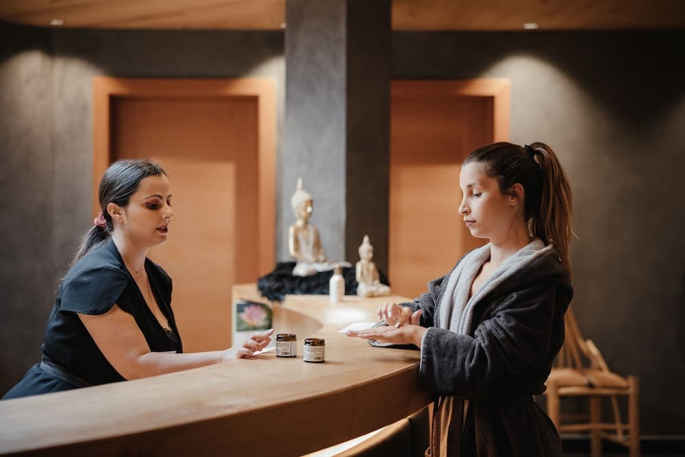 Spa reception