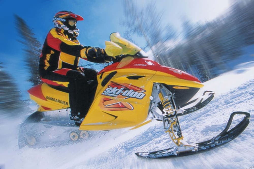 Snowmobiling
