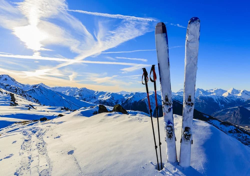Skiing