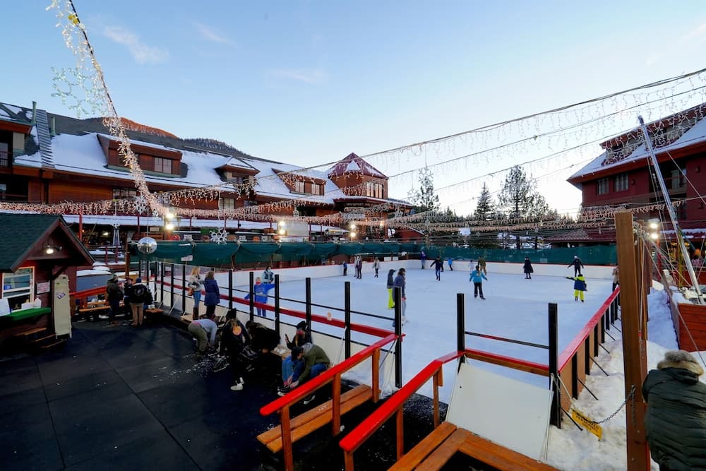 Ice skating