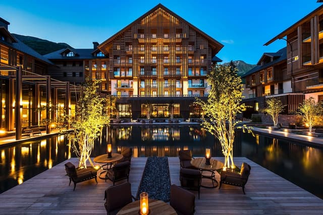 Lobby of The Chedi Andermatt