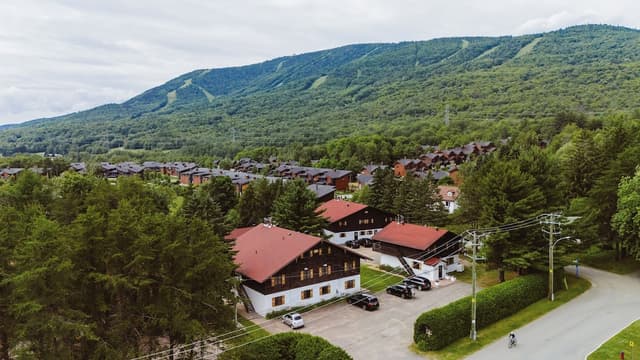 Lobby of Chalets Montmorency Mont-Sainte-Anne