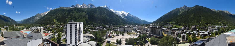 Chamonix - Mont-Blanc town 1,050 m