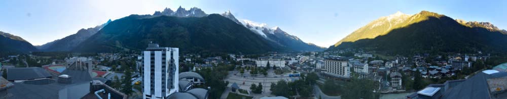 Chamonix - Mont-Blanc town 1,050 m