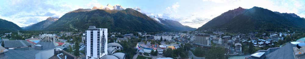 Chamonix - Mont-Blanc town 1,050 m