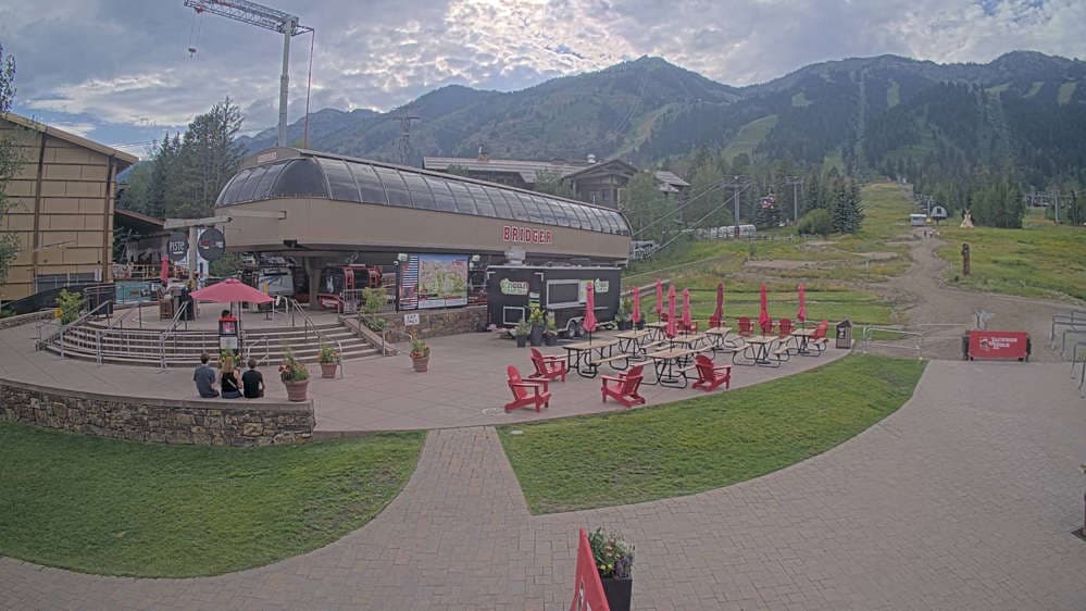 Jackson Hole - Base of Bridger Gondola Webcam